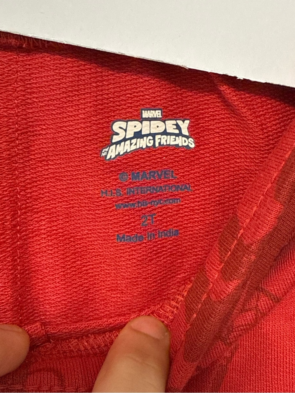 NWT Marvel Spiderman - Spidey Plush Pouch Outfit Set 2T - Picture 15 of 16
